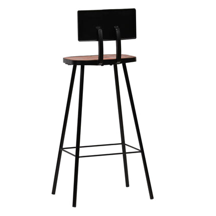 Bar Stools 4 pcs Solid Reclaimed Wood