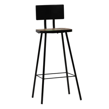 Bar Stools 4 pcs Solid Reclaimed Wood