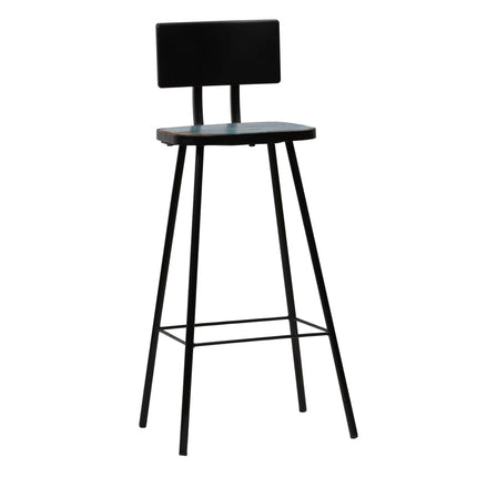 Bar Stools 4 pcs Solid Reclaimed Wood
