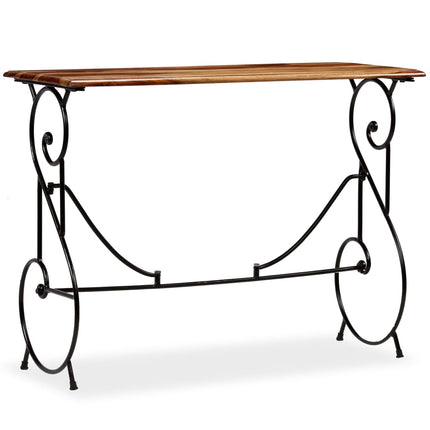 Console Table Solid Acacia Wood 39.4"x15.7"x29.5