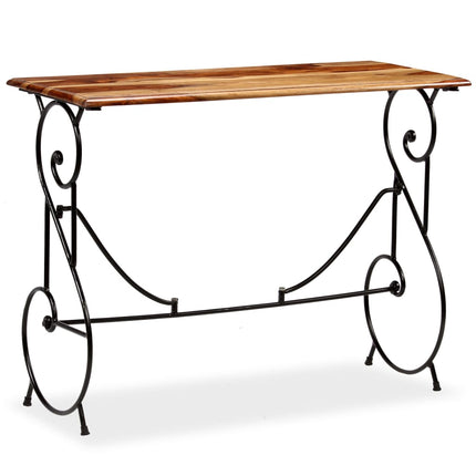 Console Table Solid Acacia Wood 39.4"x15.7"x29.5