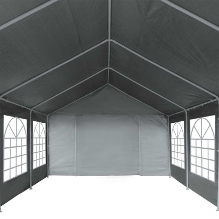 Tent Fabric without Frame Grey 26.25 x 13.12 ft PE