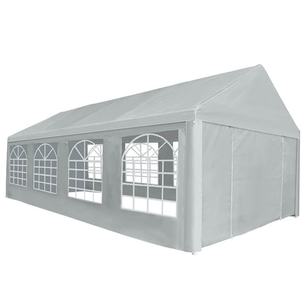 Tent Fabric without Frame Grey 26.25 x 13.12 ft PE