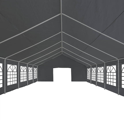 Tent Fabric without Frame Grey 39.37 x 19.69 ft PE