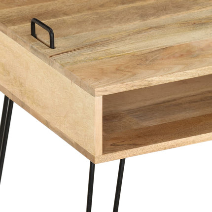 TV Stand Solid Mango Wood 43.3"x13.8"x17.7
