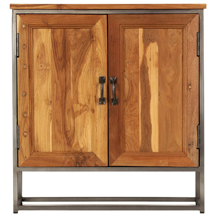 Sideboard Recycled Teak and Steel 25.6"x11.8"x27.6