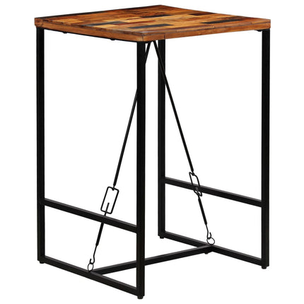 Bar Table Solid Reclaimed Wood 27.6"x27.6"x41.7