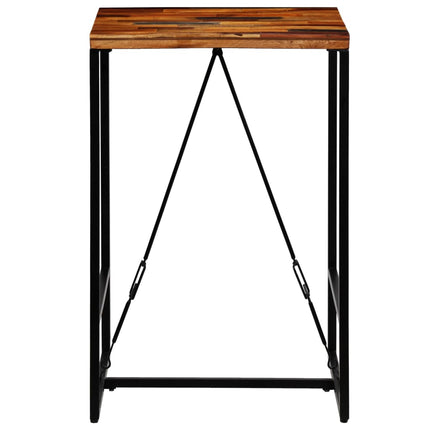 Bar Table Solid Reclaimed Wood 27.6"x27.6"x41.7