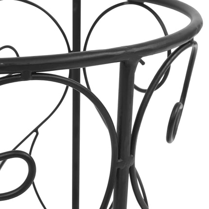 Umbrella Stand Vintage Style Metal 10.2"x18.1" Black