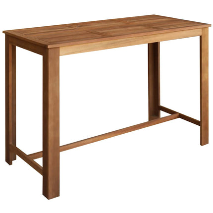 Bar Table Solid Acacia Wood 59.1"x27.6"x41.3