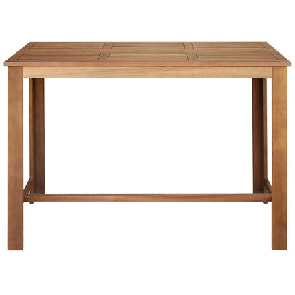 Bar Table Solid Acacia Wood 59.1"x27.6"x41.3