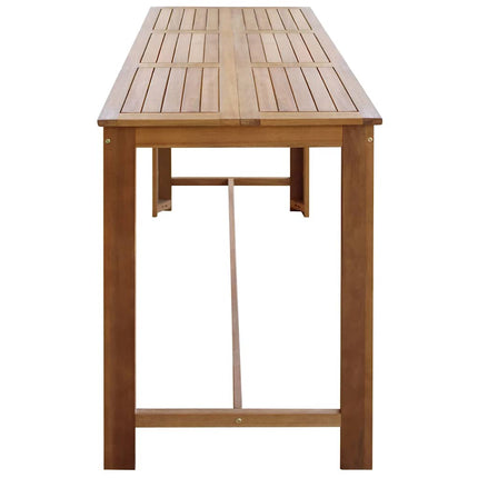 Bar Table Solid Acacia Wood 59.1"x27.6"x41.3