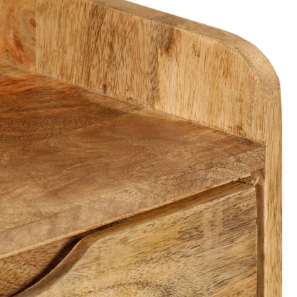 Bedside Cabinet Solid Mango Wood 15.7"x11.8"x23.4
