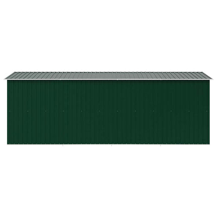 Garden Shed 101.2" x 192.5" x 71.3" Metal Green