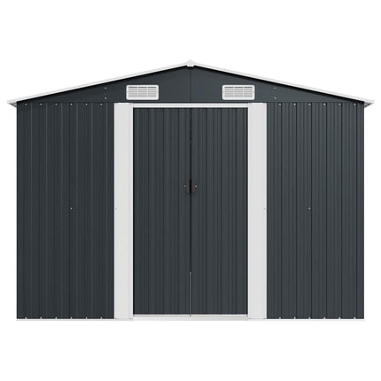 Garden Shed 101.2"x192.5"x71.3" Metal Anthracite