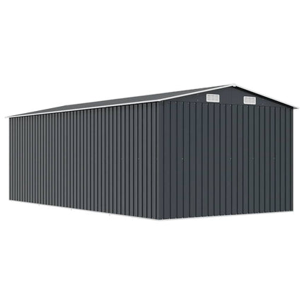 Garden Shed 101.2"x192.5"x71.3" Metal Anthracite