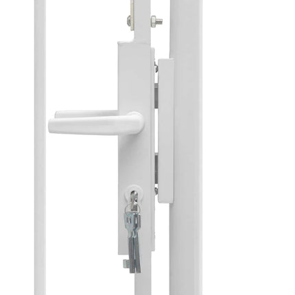 Garden Gate Woerden Steel 3.3x4.9'White