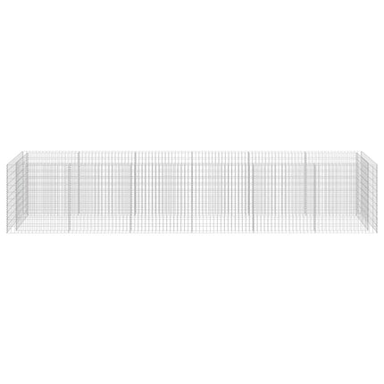Gabion Raised Bed Galvanized Steel 212.6"x35.4"x39.4