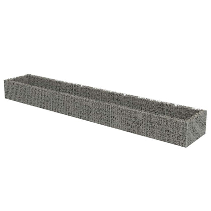 Gabion Raised Bed Galvanized Steel 212.6"x35.4"x19.7
