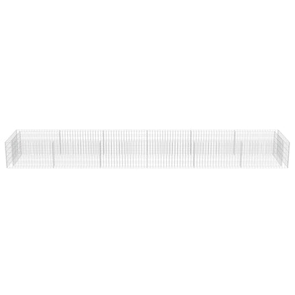 Gabion Raised Bed Galvanized Steel 212.6"x35.4"x19.7