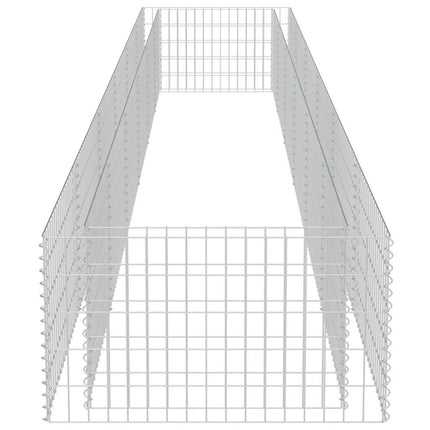 Gabion Raised Bed Galvanized Steel 212.6"x35.4"x19.7