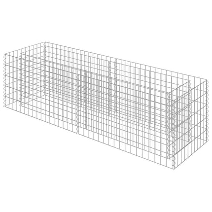 Gabion Raised Bed Galvanized Steel 70.9"x19.7"x19.7