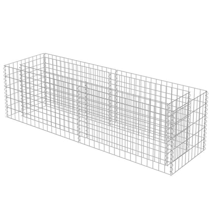 Gabion Raised Bed Galvanized Steel 70.9"x19.7"x19.7