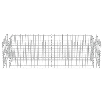 Gabion Raised Bed Galvanized Steel 70.9"x19.7"x19.7