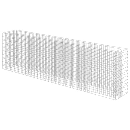 Gabion Raised Bed Galvanized Steel 141.7"x19.7"x39.4
