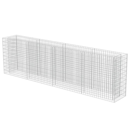 Gabion Raised Bed Galvanized Steel 141.7"x19.7"x39.4