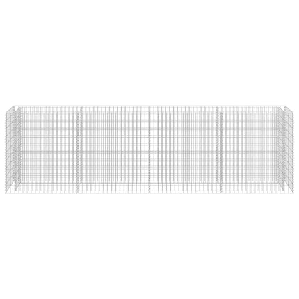 Gabion Raised Bed Galvanized Steel 141.7"x19.7"x39.4