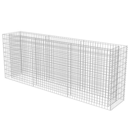 Gabion Raised Bed Galvanized Steel 106.3"x19.7"x39.4