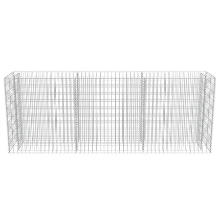 Gabion Raised Bed Galvanized Steel 106.3"x19.7"x39.4