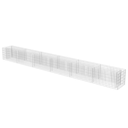 Gabion Raised Bed Galvanized Steel 212.6"x19.7"x19.7