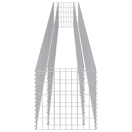 Gabion Raised Bed Galvanized Steel 212.6"x19.7"x19.7