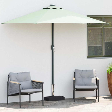 Parasol Base Granite 55.1 lb Rectangular Black
