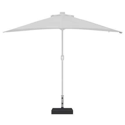 Parasol Base Granite 55.1 lb Rectangular Black