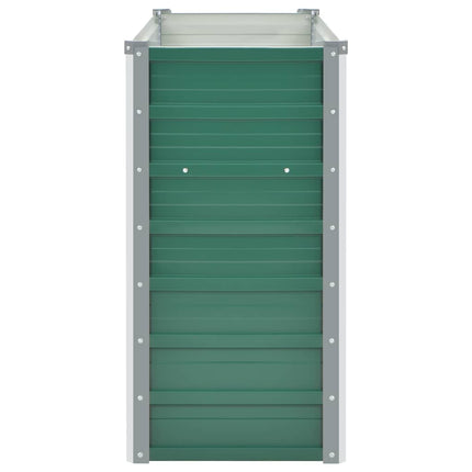 Garden Raised Bed Galvanized Steel 39.4"x15.7"x31.3" Green
