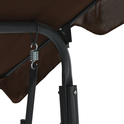 Garden Swing Bench Coffee 66.9"x43.3"x60.2