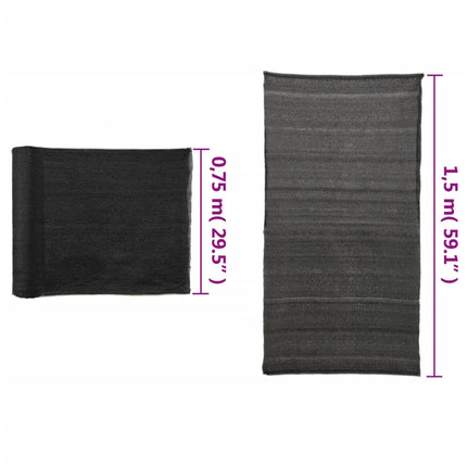 Privacy Net HDPE 4.9'x82'Black