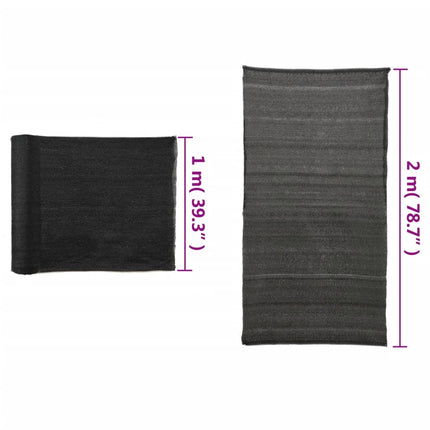 Privacy Net HDPE 6.6'x32.8'Black