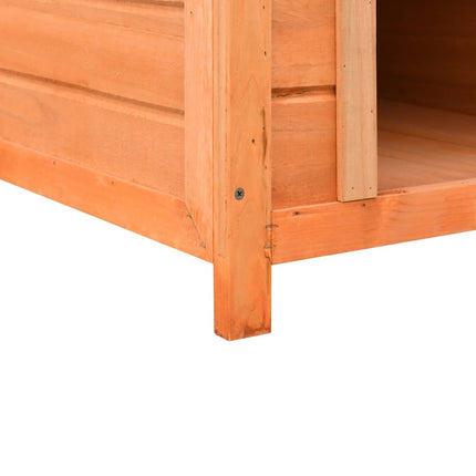 Dog House Solid Pine & Fir Wood 28.3"x33.5"x32.3