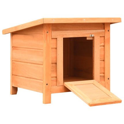Cat House Solid Pine & Fir Wood 19.7"x18.1"x17.1