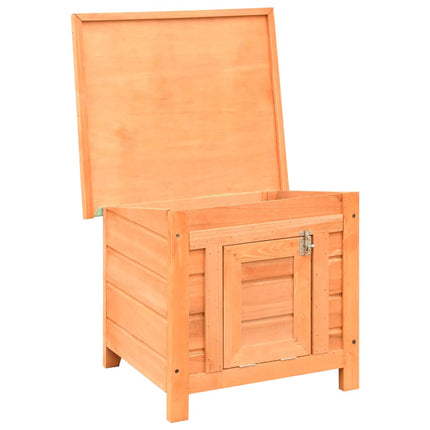 Cat House Solid Pine & Fir Wood 19.7"x18.1"x17.1