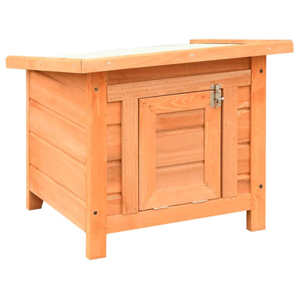 Cat House Solid Pine & Fir Wood 19.7"x18.1"x17.1