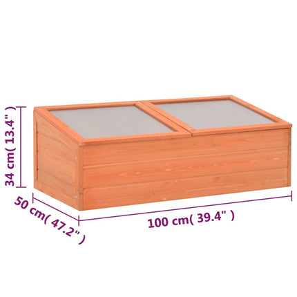 Greenhouse Wood 39.4"x19.7"x13.4