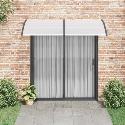 Door Canopy Black 78.7"x39.4" PC