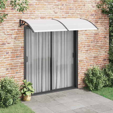Door Canopy Black 78.7"x39.4" PC