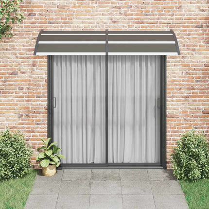 Door Canopy Black 94.5"x39.4" PC