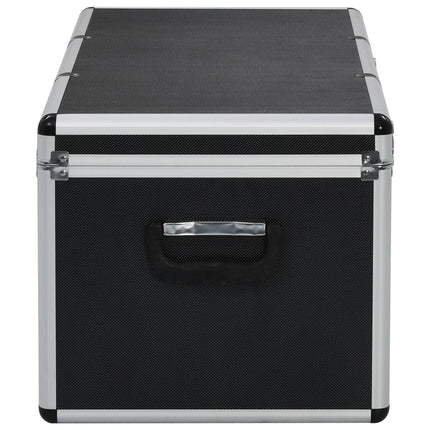 Storage Cases 3 pcs Black Aluminium
